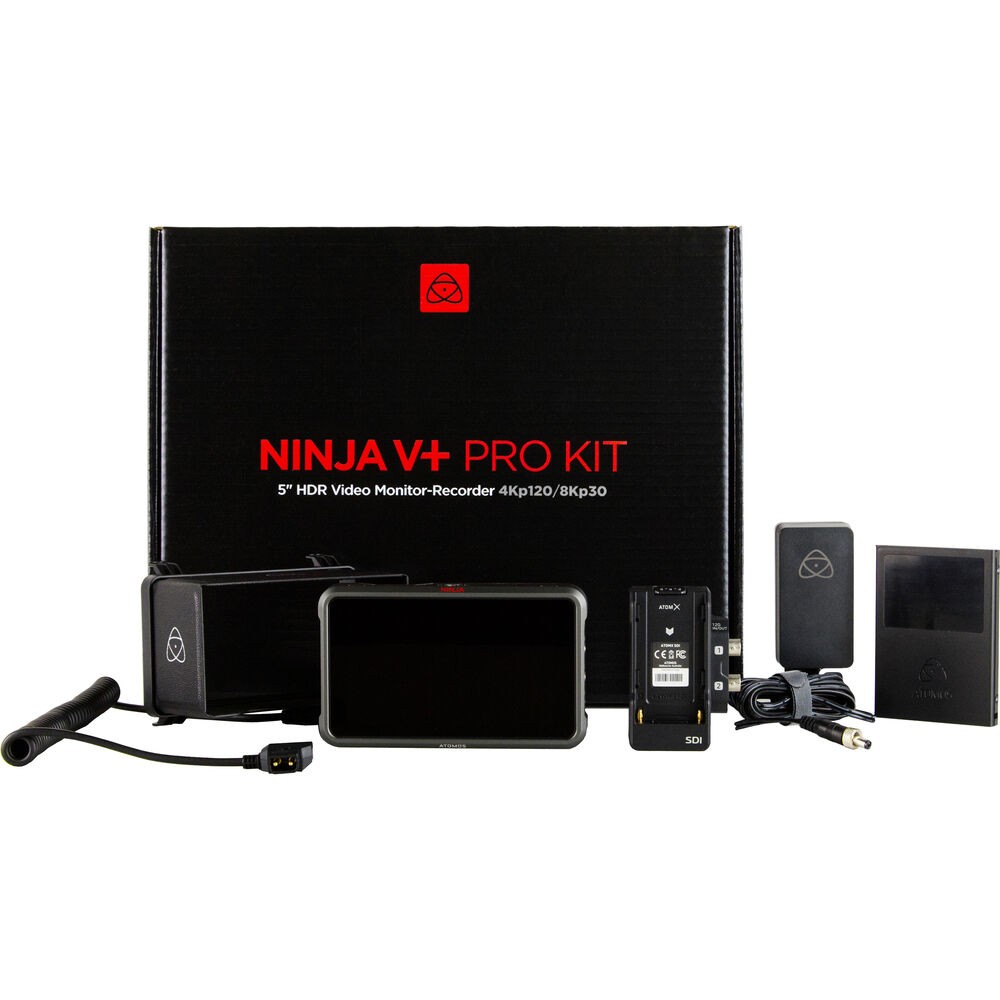 Atomos Ninja V + Plus 5.2 8K HDMI H.265 Raw HDR Recording Monitor